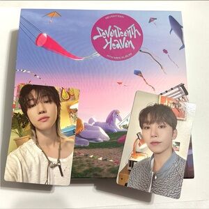 Seventeen heaven album + Seungkwan & The8 minghao photocard